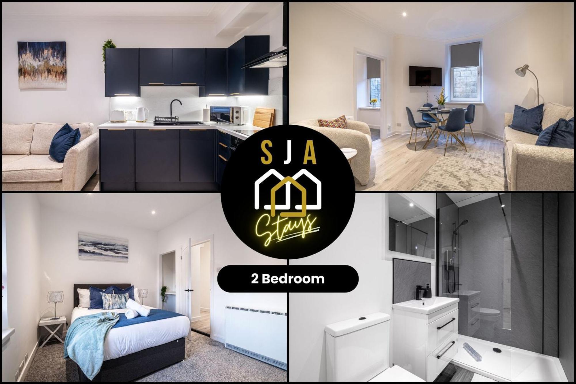 Holburn Hideaway - Sja Stays - Modern 2 Bed Apartment Абердин Екстер'єр фото